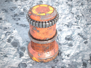 Ice snow ground tile Modelo 3D