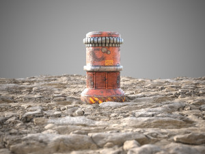 Stones sand ground tile 3D Model