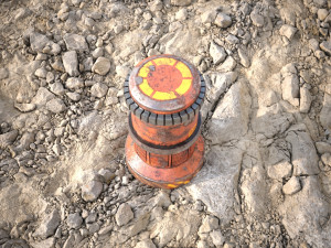 Stones sand ground tile 3D Model