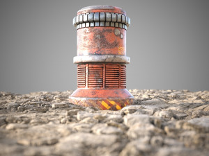 Stones sand ground tile 3D Model