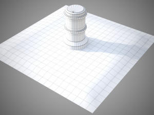 Stones sand ground tile 3D Model