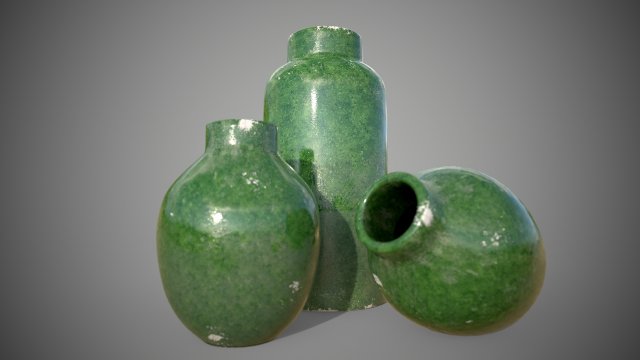 Ceramic flower pots Modèle 3D .c4d .max .obj .3ds .fbx .stl .blend 