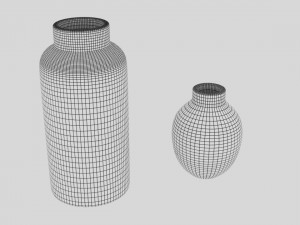 Ceramic flower pots Modèle 3D