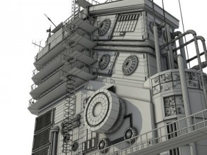 communication center 3D मॉडल