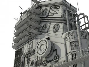 communication center 3D Model