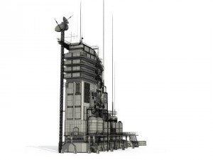 communication center 3D मॉडल