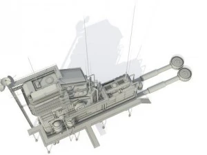 communication center 3D Model