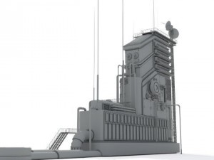 communication center 3D मॉडल