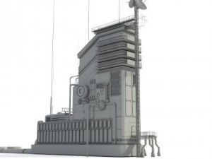 communication center 3D मॉडल