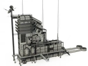communication center 3D Model