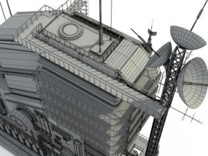communication center 3D Model