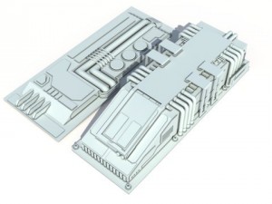 scifi details and greeble Model 3D