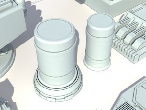scifi details and greeble Model 3D