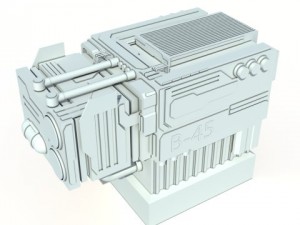 scifi details and greeble Model 3D