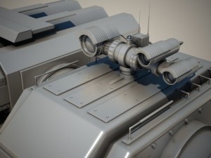 spider auto turret Model 3D
