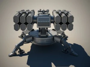 spider auto turret 3D Model