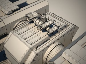 spider auto turret Model 3D