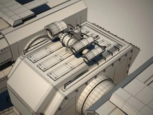 spider auto turret 3D Model