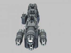 light cruiser  preacher class 3D Modell