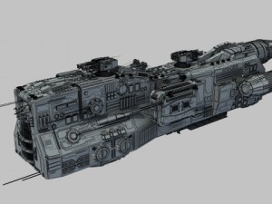 light cruiser  preacher class 3D Modell