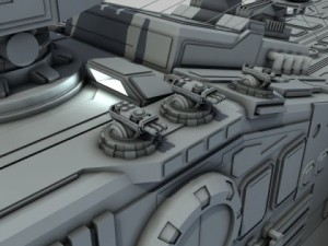 light cruiser  preacher class 3D Modell