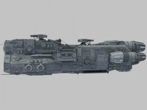 light cruiser  preacher class 3D Modell