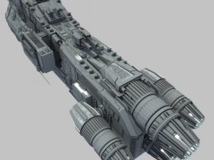 light cruiser  preacher class 3D Modell