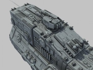 light cruiser  preacher class 3D Modell