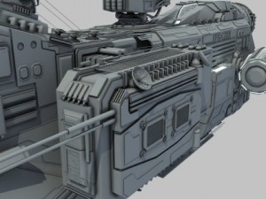 light cruiser  preacher class 3D Modell