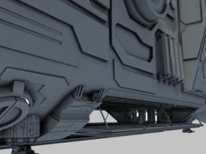 light cruiser  preacher class 3D Modell