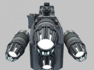 light cruiser  preacher class 3D Modell