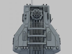 light cruiser  preacher class 3D Modell