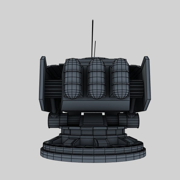 Ion turret class sb1 3D Model in Fantasy Spacecraft 3DExport