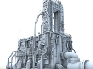 power relay station Modelo 3D