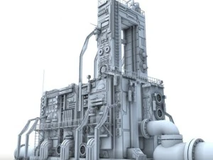 power relay station 3D Model