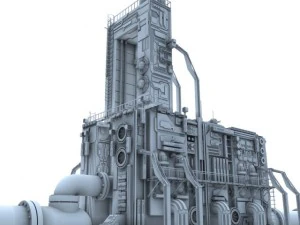 power relay station 3D Model