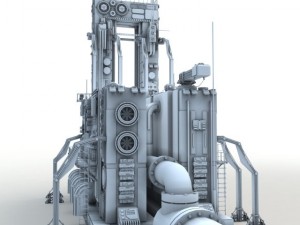 power relay station Modelo 3D