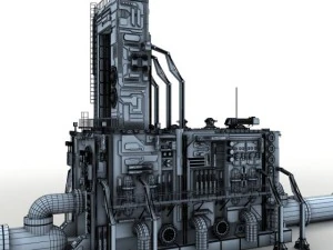 power relay station 3D Model