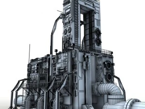 power relay station 3D Model