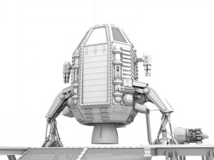 capsule landing pod 3Dモデル