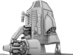 capsule landing pod 3D Model