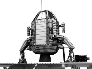 capsule landing pod 3D Model