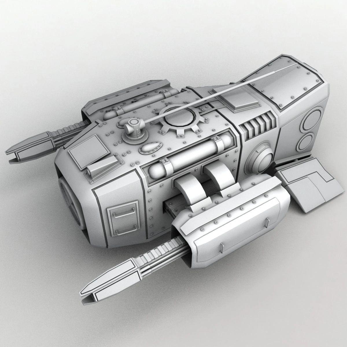 drone sentinelle moyen Modèle 3D .c4d .max .obj .3ds .fbx .stl .blend 