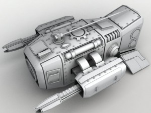 medium sentry drone 3D Model