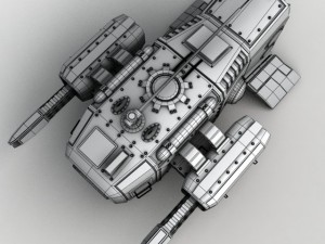 medium sentry drone Modelo 3D
