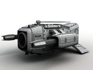 medium sentry drone Modelo 3D