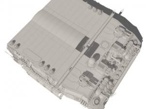 scifi hangar Modelo 3D