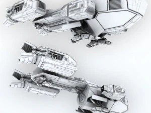 scifi factory 3D Model