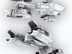 scifi factory 3D Model