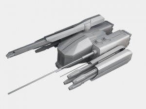 Medium attack drone Modelo 3D